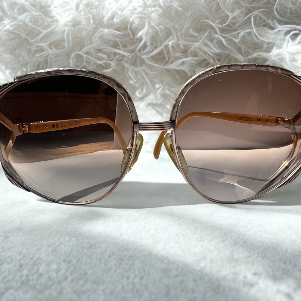 Vintage Christian Dior Brown Sunglasses